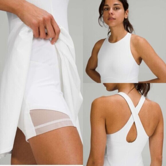 Lululemon Court Crush Dress White - Picture 2 of 10